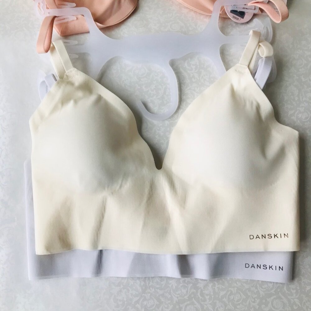 Danskin Targeted Support Wireless BRAS, Removable Pads,  Back Closure 3-Pack - Picture 2 of 7